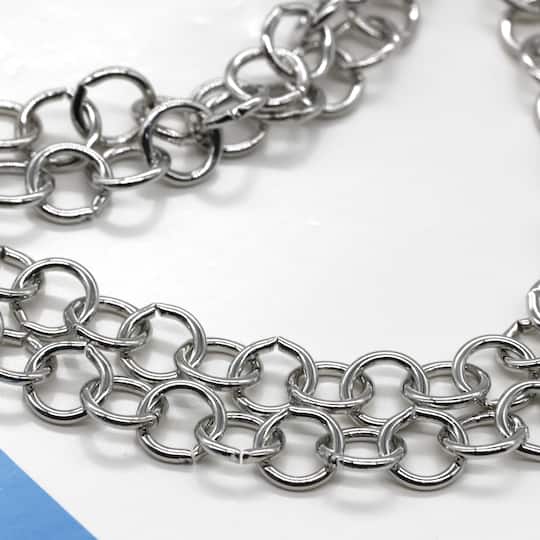 12 Packs: 2 ct. (24 total) Silver Necklaces by Creatology™